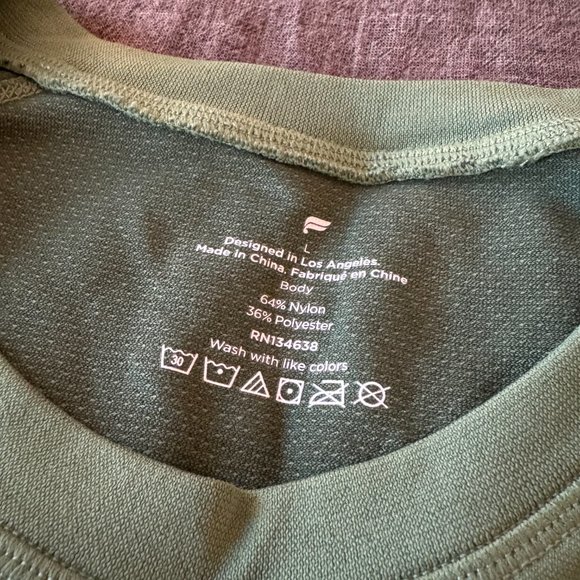 Fabletics Mens - The Training Day Tee - Large - Grass Green - Picture 2 of 2